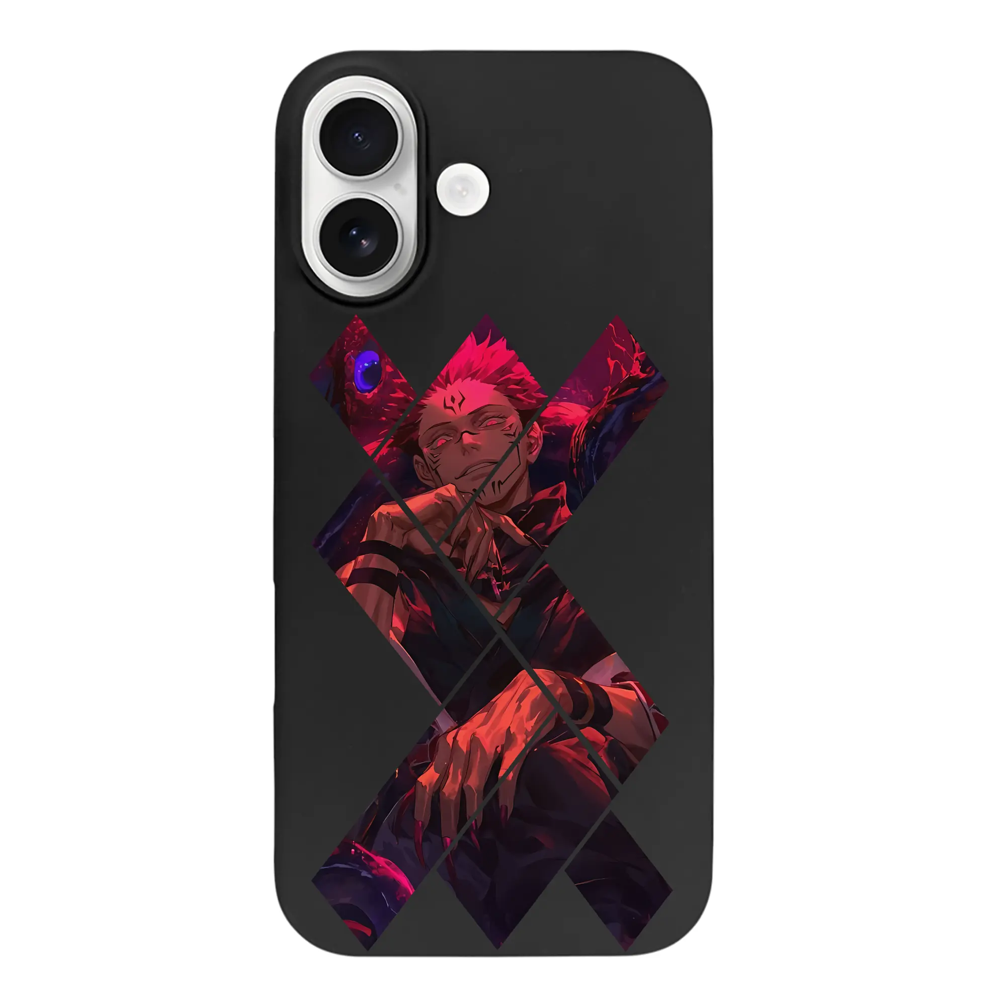 呪術廻戦 グッズ,両面宿儺 - iPhone 17 シリーズ シリコンケース 薄型 耐衝撃 指紋防止 ソフトタッチカバー 精密フィット 傷防止 保護ケース iPhone 17/17 Air/17 Pro/17 Pro Max 対応